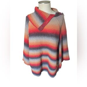Striped Multicolor Democray Women's Sweater
